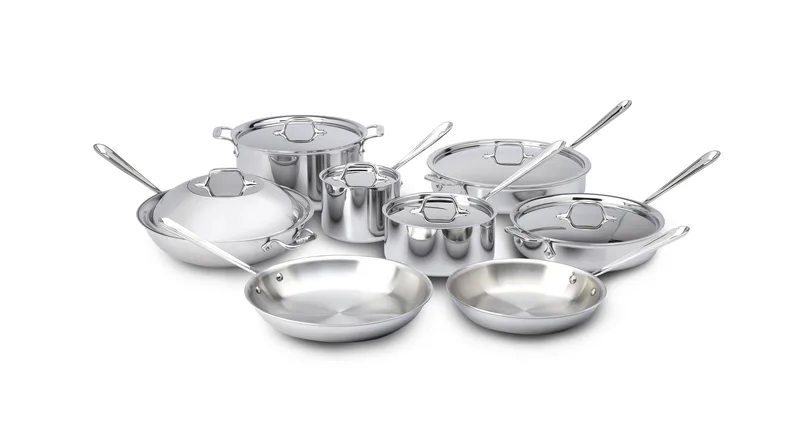 All-Clad D3 Stainless Steel 14-Piece Cookware Set