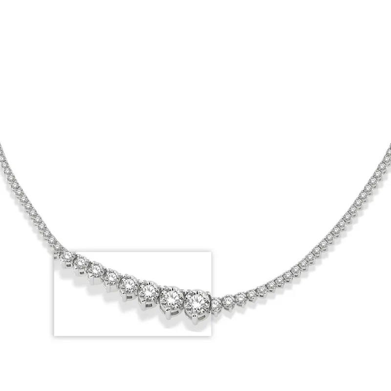 Jilco Inc Riviera Diamond Necklace - 7.00 Cts