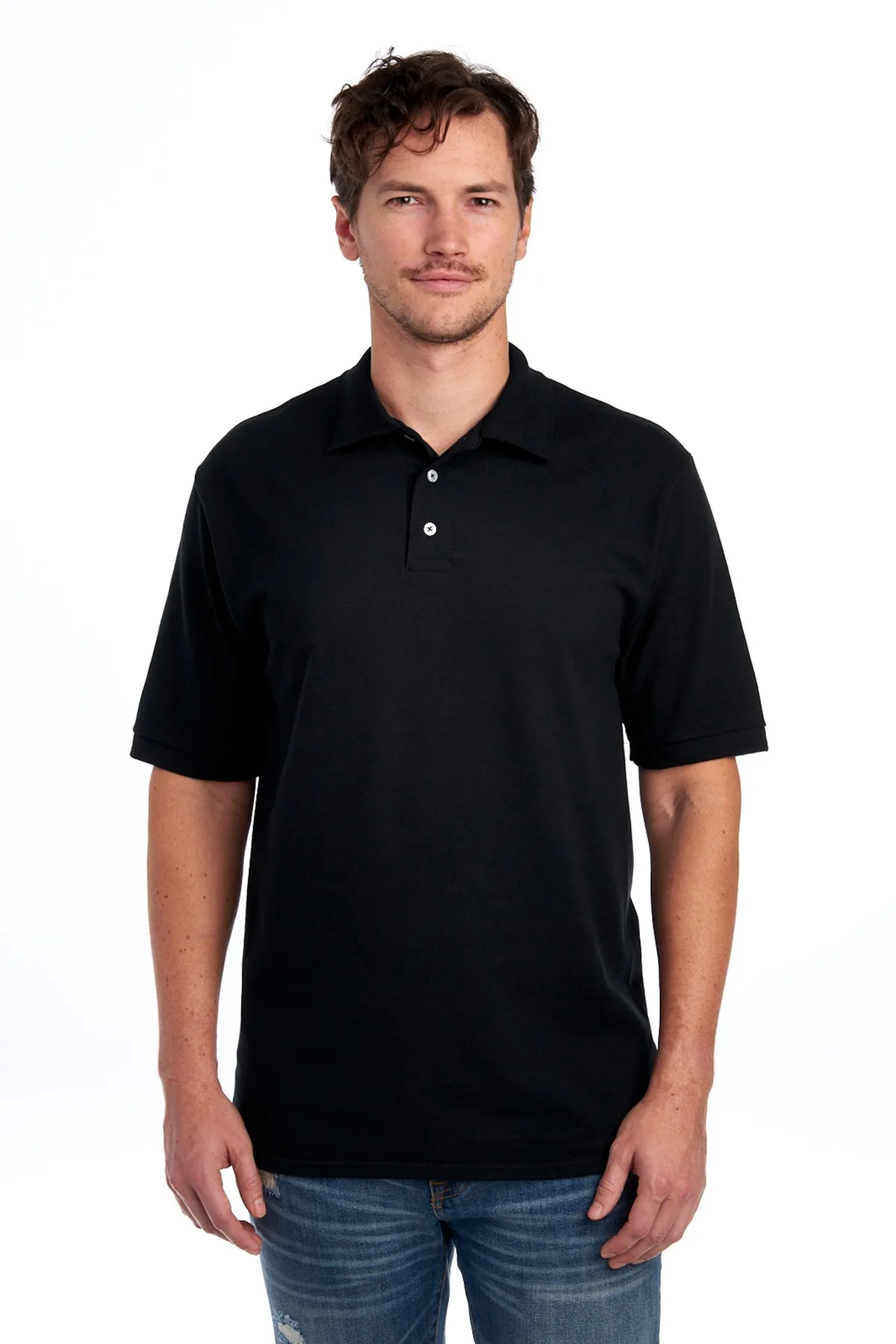 Jerzees® Unisex Premium Ring Spun Cotton Pique Sport Shirt view 2