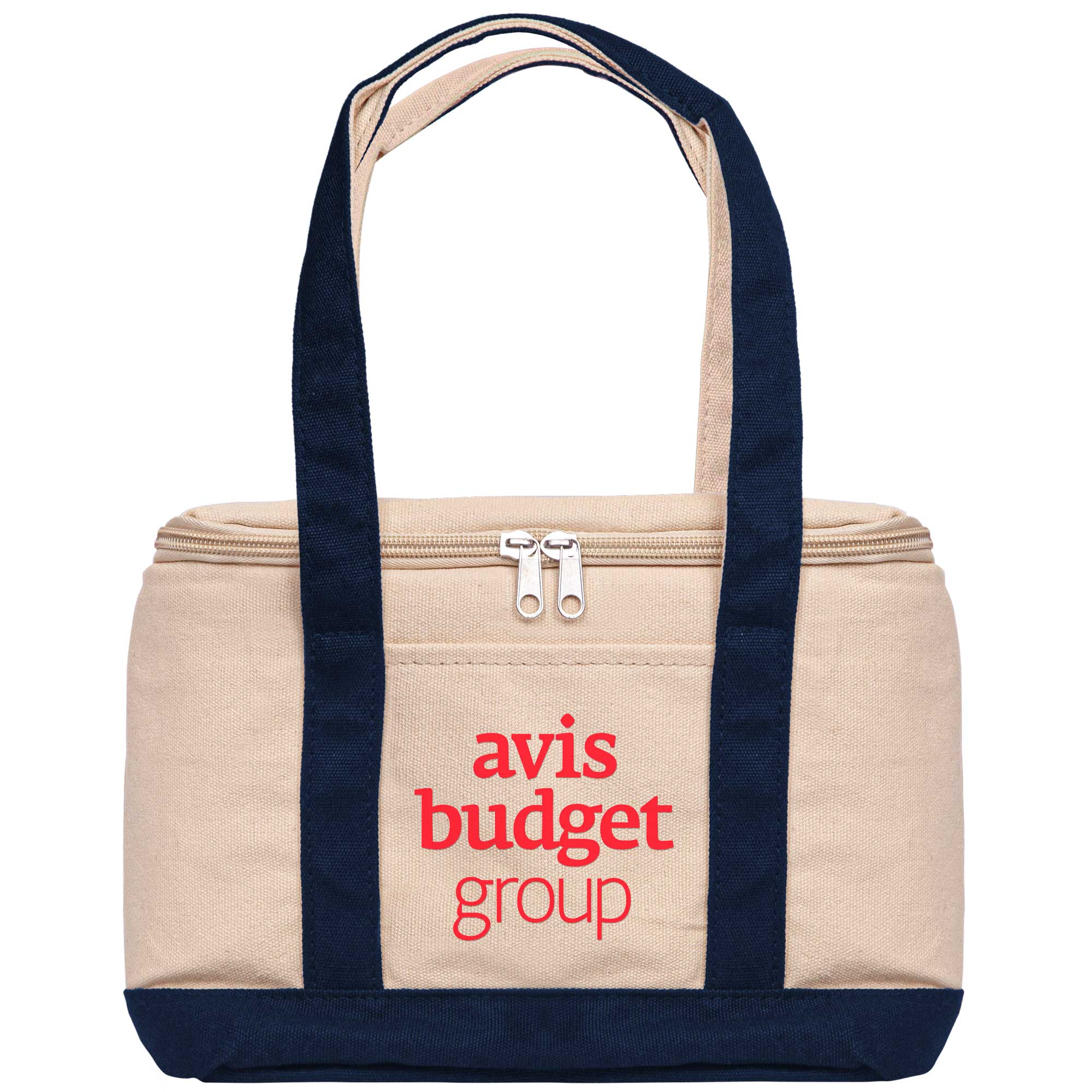 Insulated Cotton Lunch Tote view 6