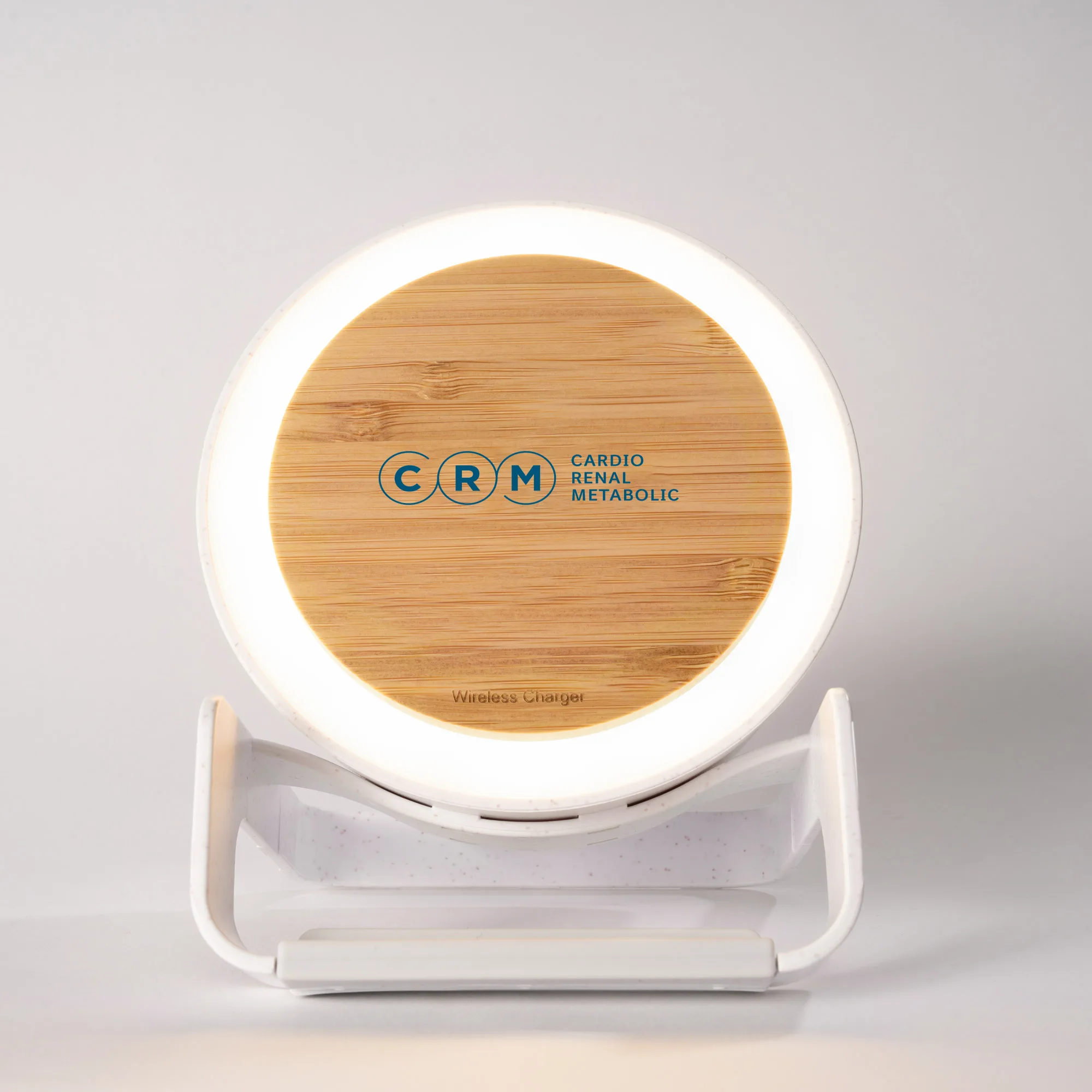 WheatStraw Eco Spotlight Bluetooth Speaker and Qi Phone Stand view 5