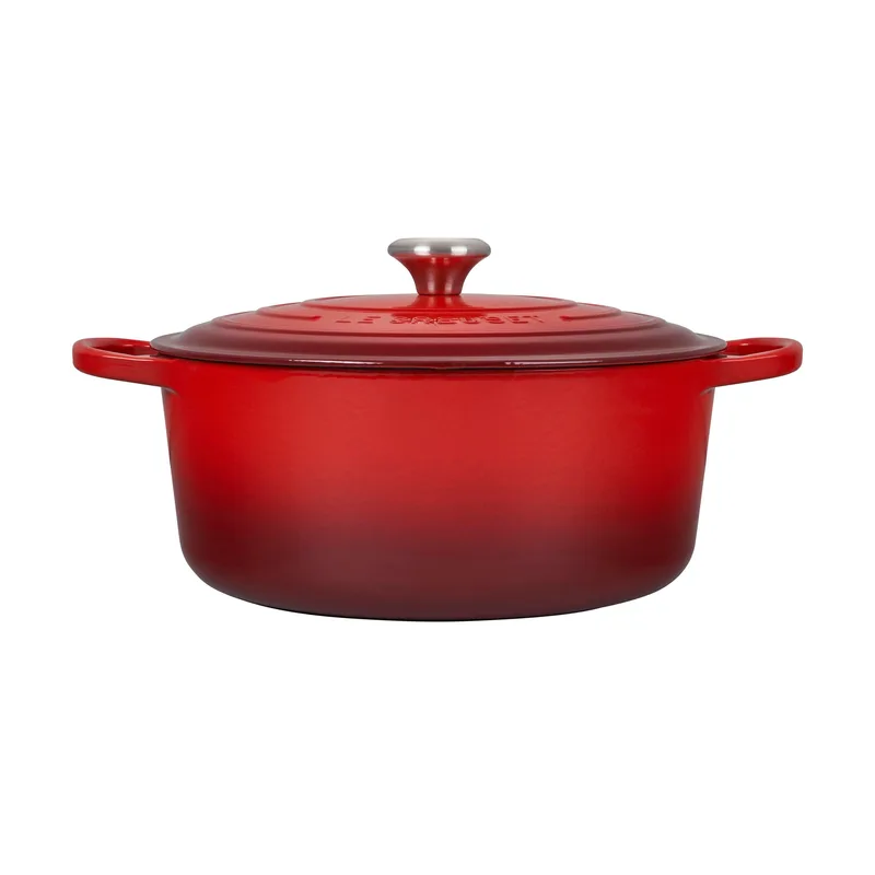 Le Creuset 9Qt Signature Cast Iron Round Dutch Oven Cerise