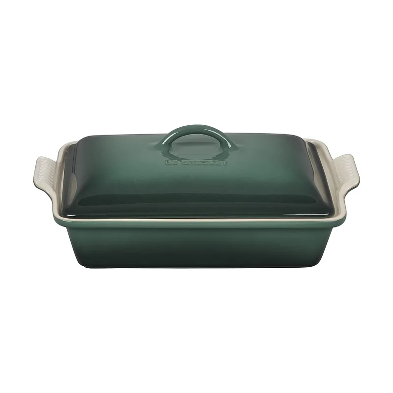 Le Creuset 4Qt Heritage Stoneware Covered Rectangular Casserole - Artichaut