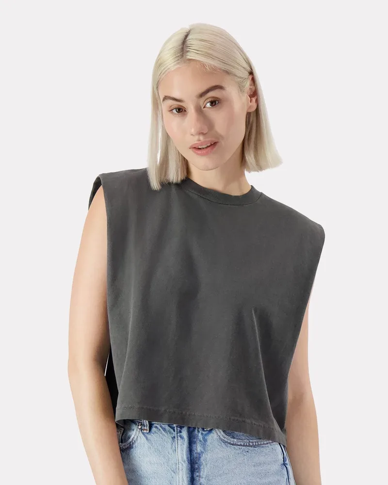 American Apparel® Ladies' Garment Dyed Muscle Tank view 2