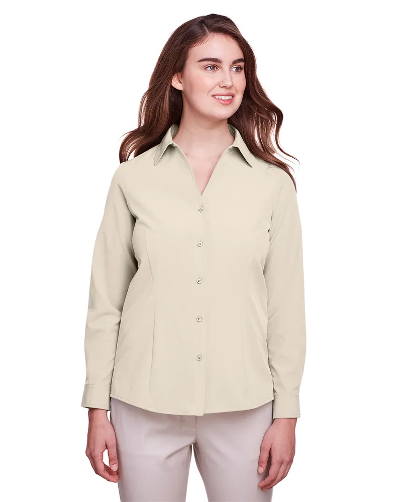 ULTRACLUB Ladies' Bradley Performance Woven Shirt view 6