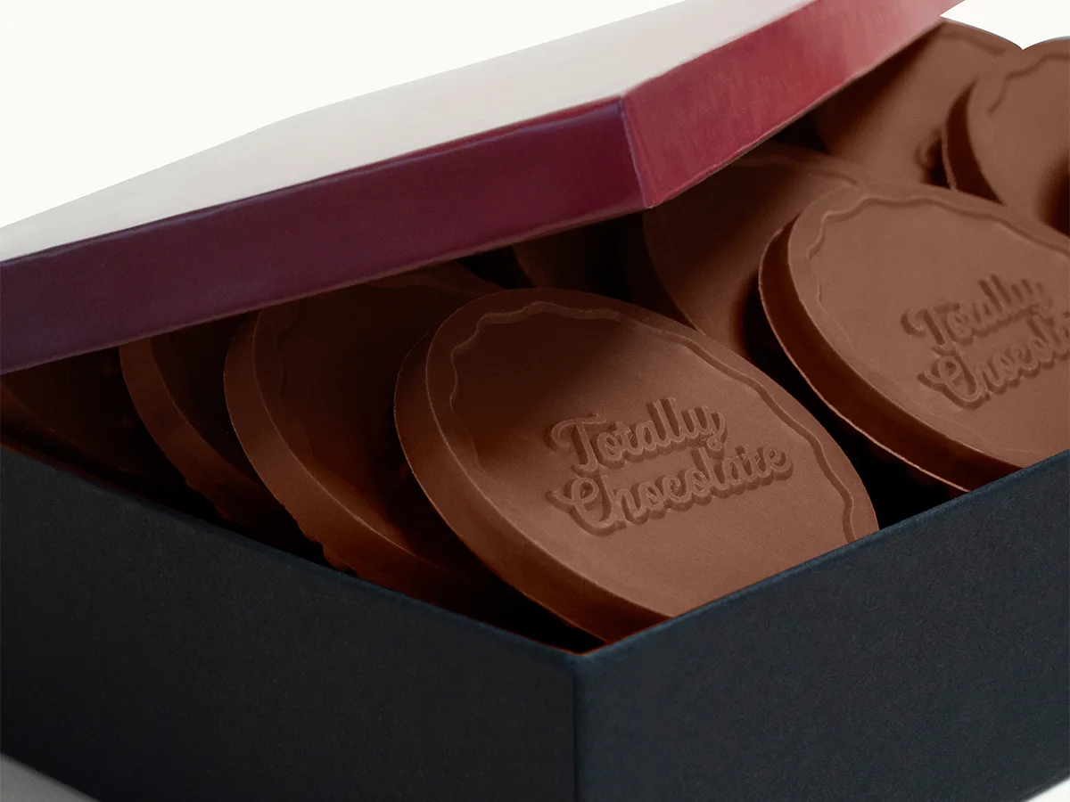 Ultimate 24-Piece Chocolate Shortbread Cookie Gift Set with Classic Custom Packaging view 2