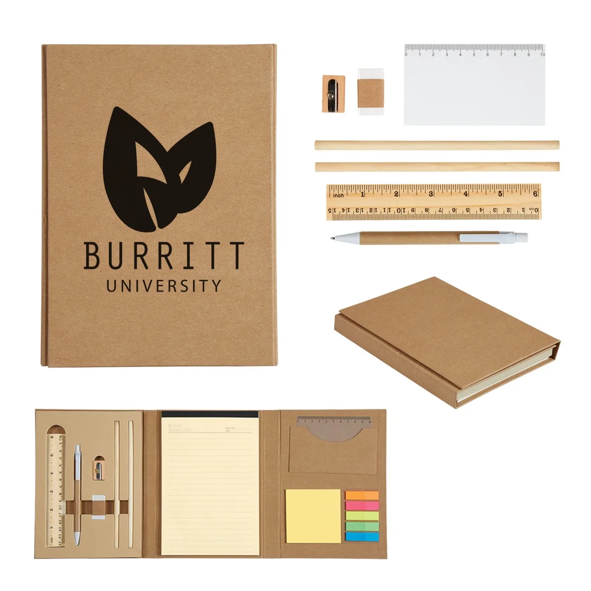 Eco-inspired Tri-fold Stationary Gift Set view 2
