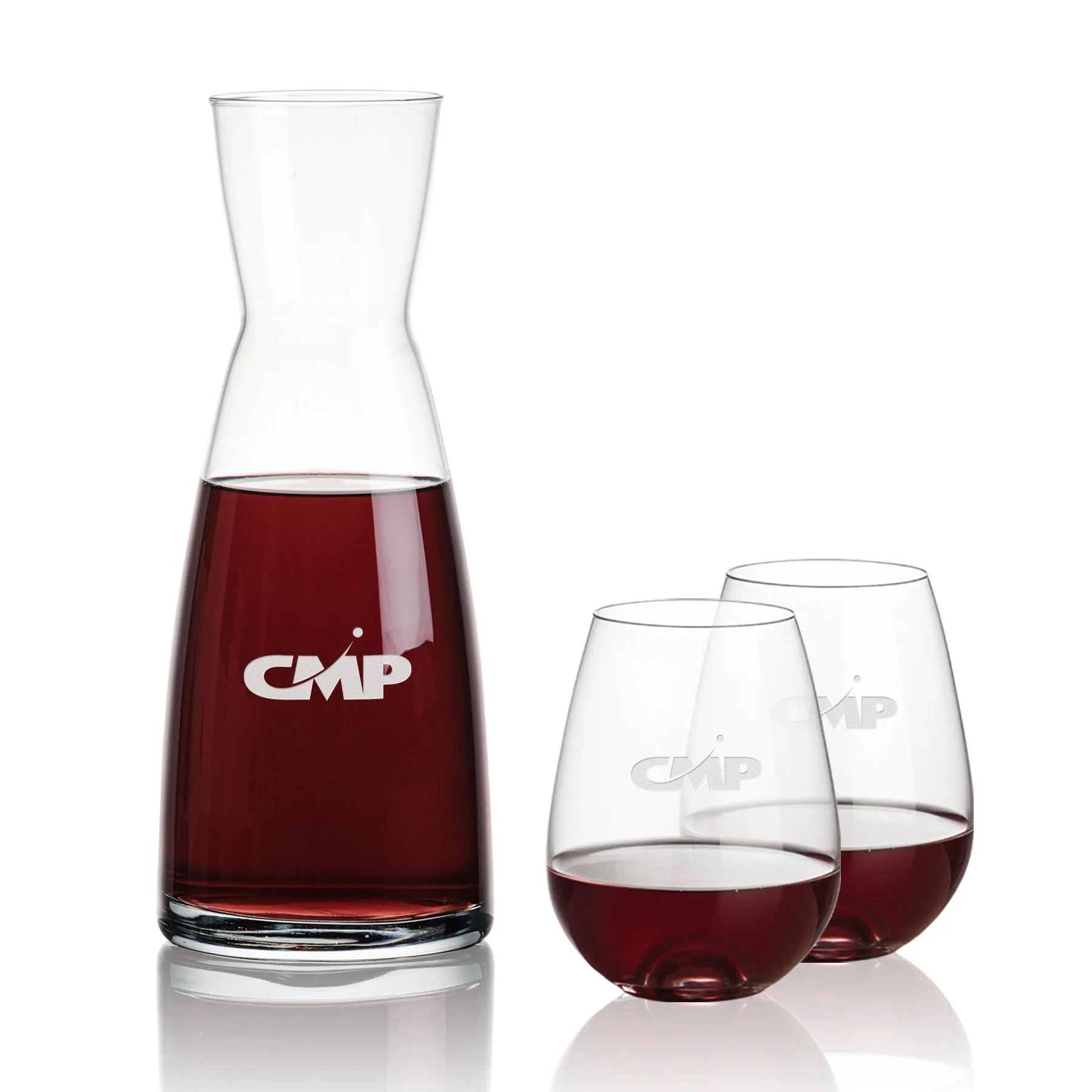 Carafe Stemless Set, Edderton Set, Carafe & 2 Stemless