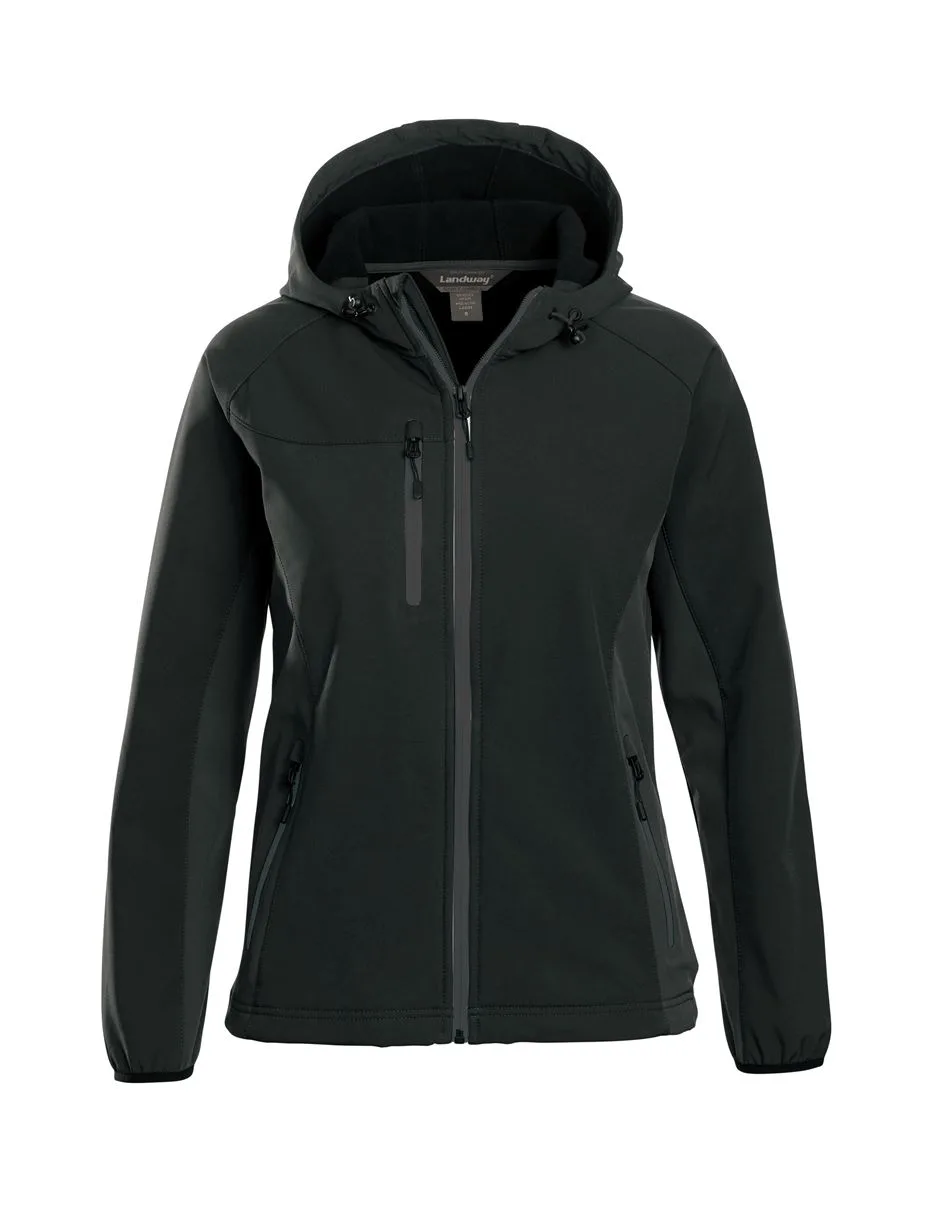 Ladies' Mckinley Hooded Soft Shell Jacket view 3