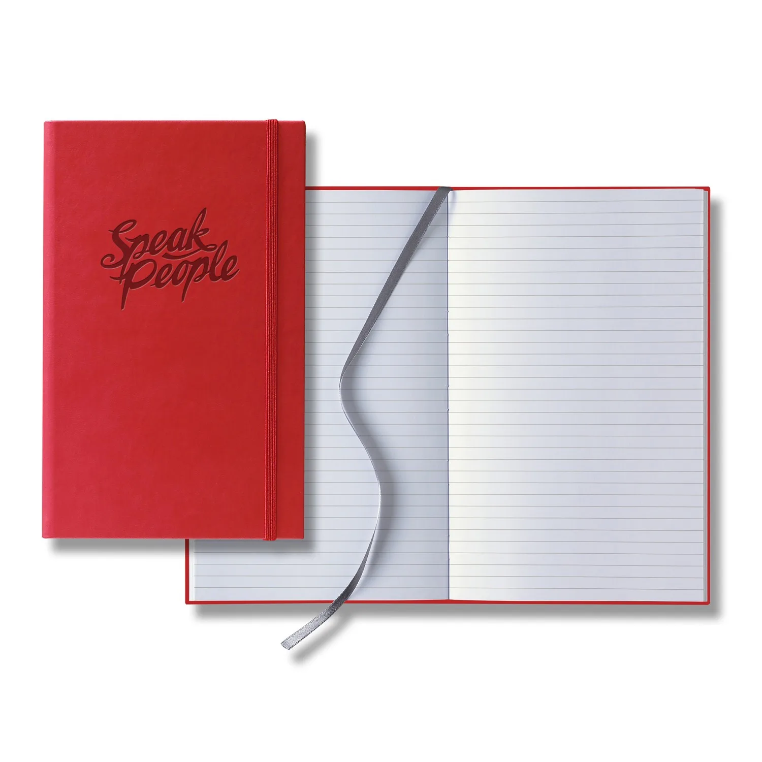 Castelli Tucson Banded Medio Lined White Page Journal view 7