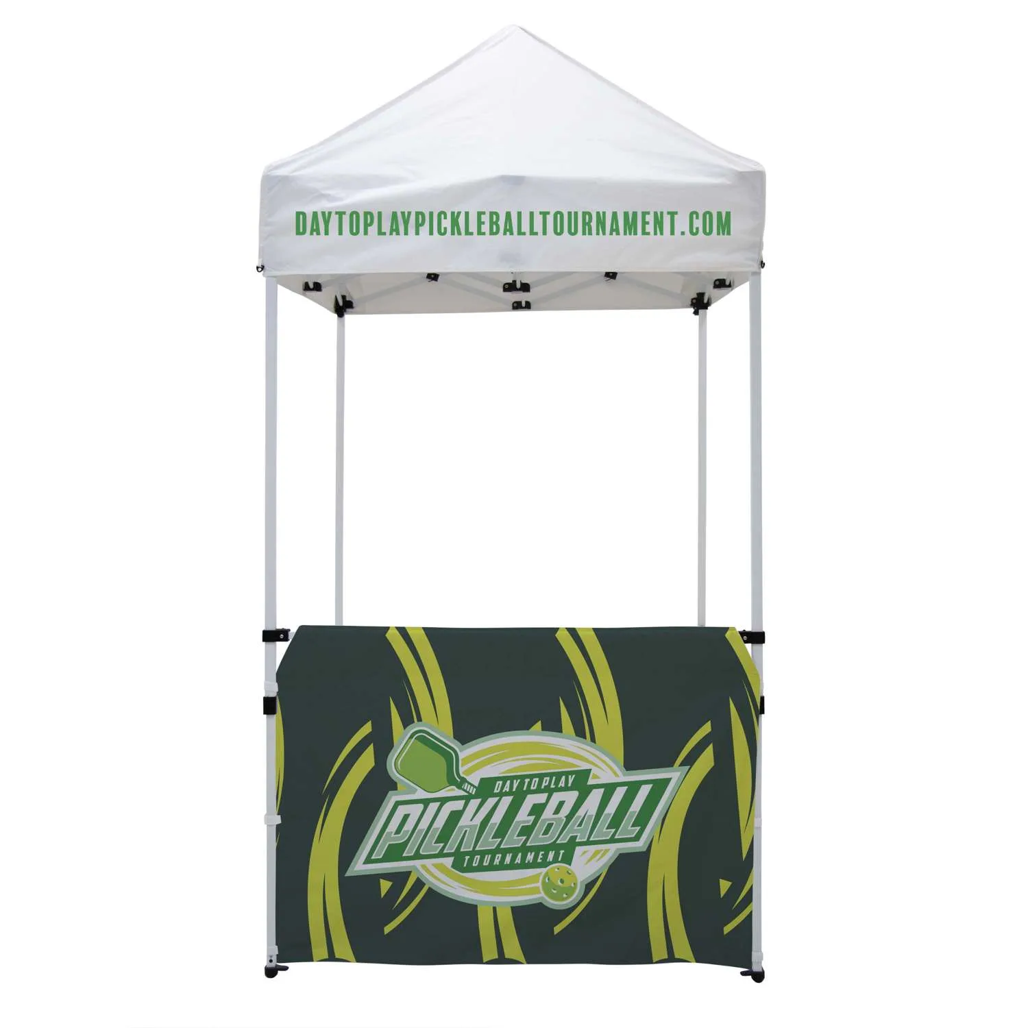 5' Economy Tent Half Wall (Dye Sublimated, Single-Sided) view 3