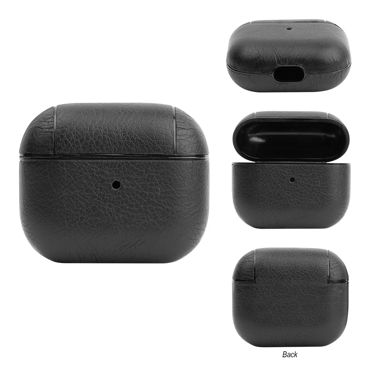 Leatherette Earbuds Charging Case view 3