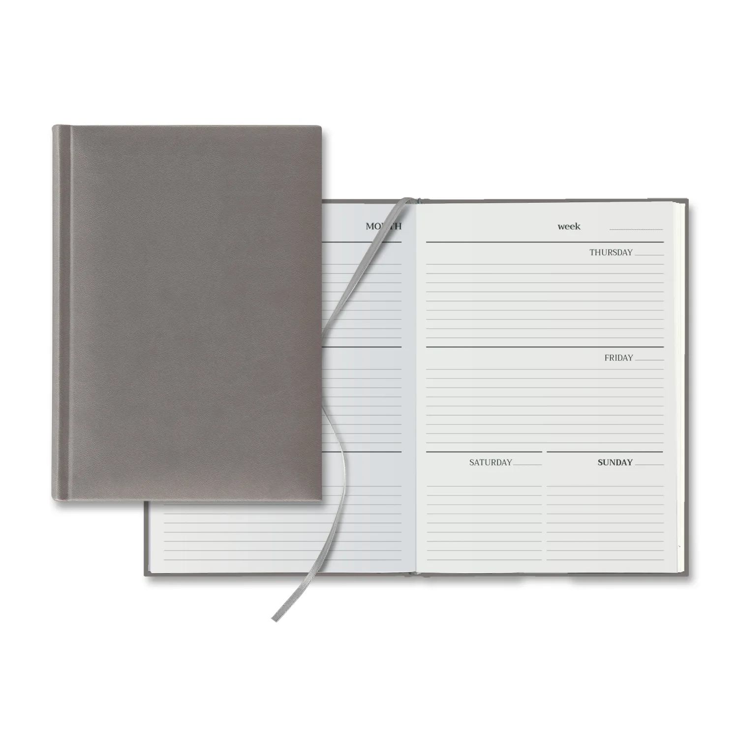 Castelli Tucson Grande White Page Weekly Perpetual Diary view 6