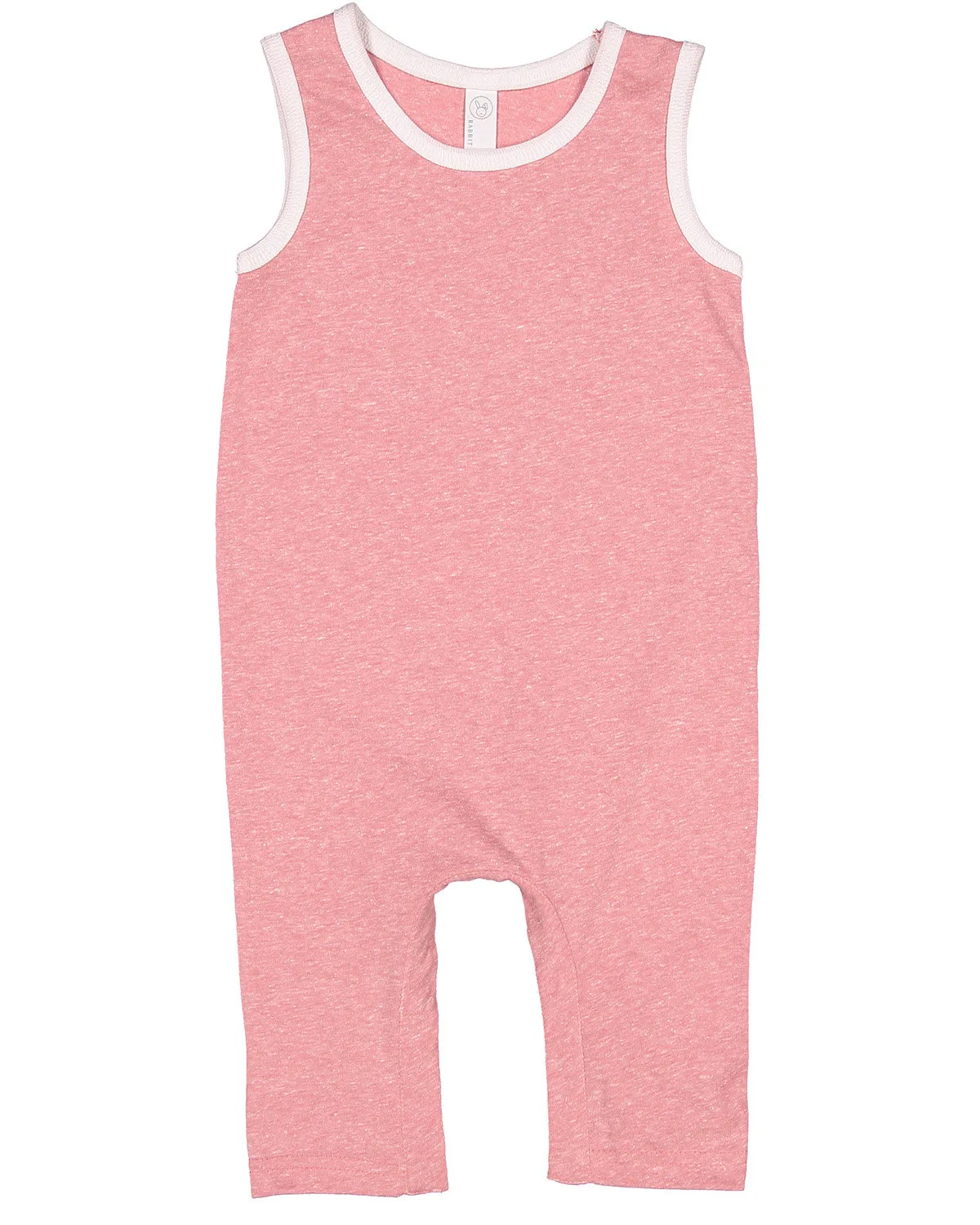Rabbit Skins Infant Harborside Melange Tank Romper view 3