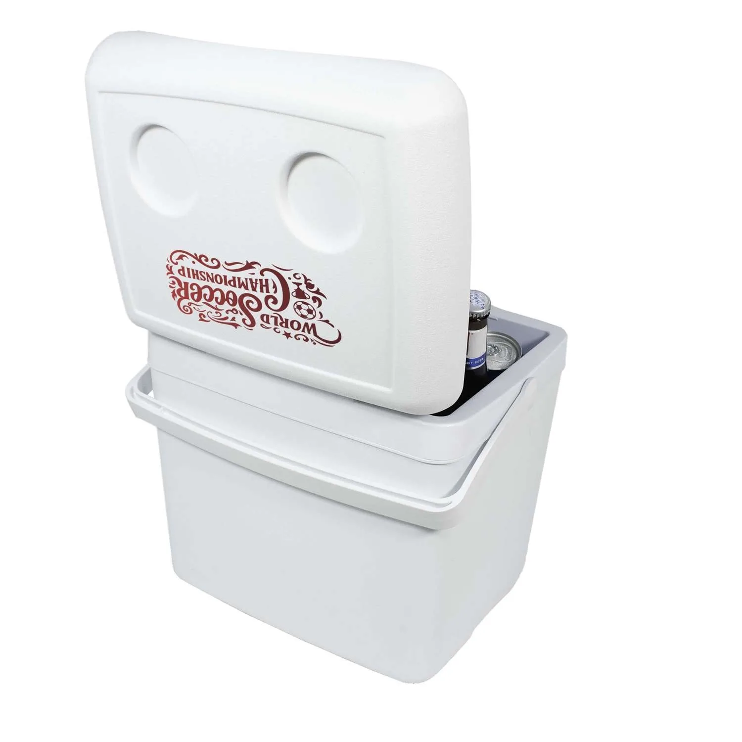 15L Grab-N-Go Cooler, Front and Top Imprint view 3