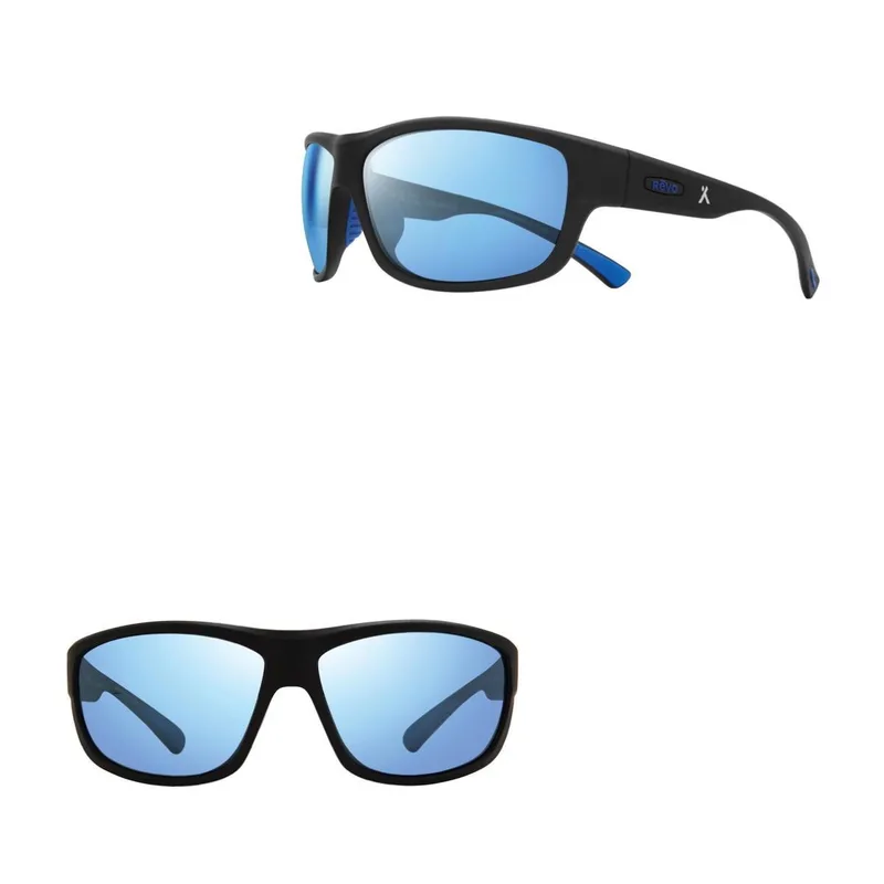 Revo Sunglasses Caper Sports Wrap w/Superflex - Matte Black