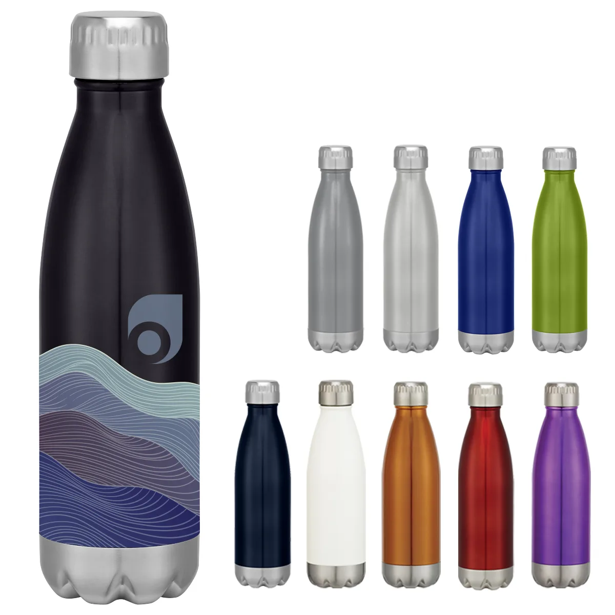 16 Oz. Full Color Swiggy Stainless Steel view 2