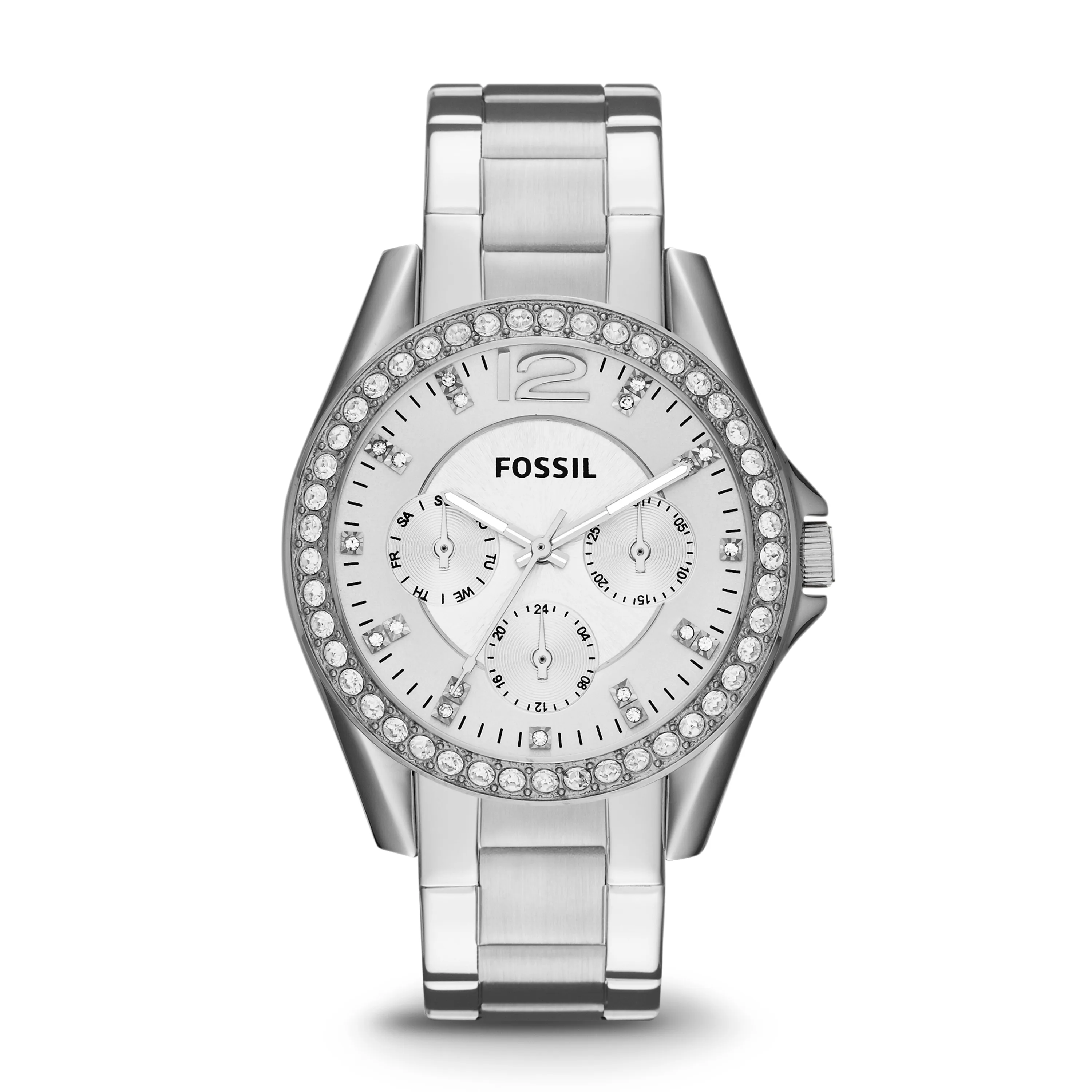 Fossil Ladies Riley Stainless Steel Watch