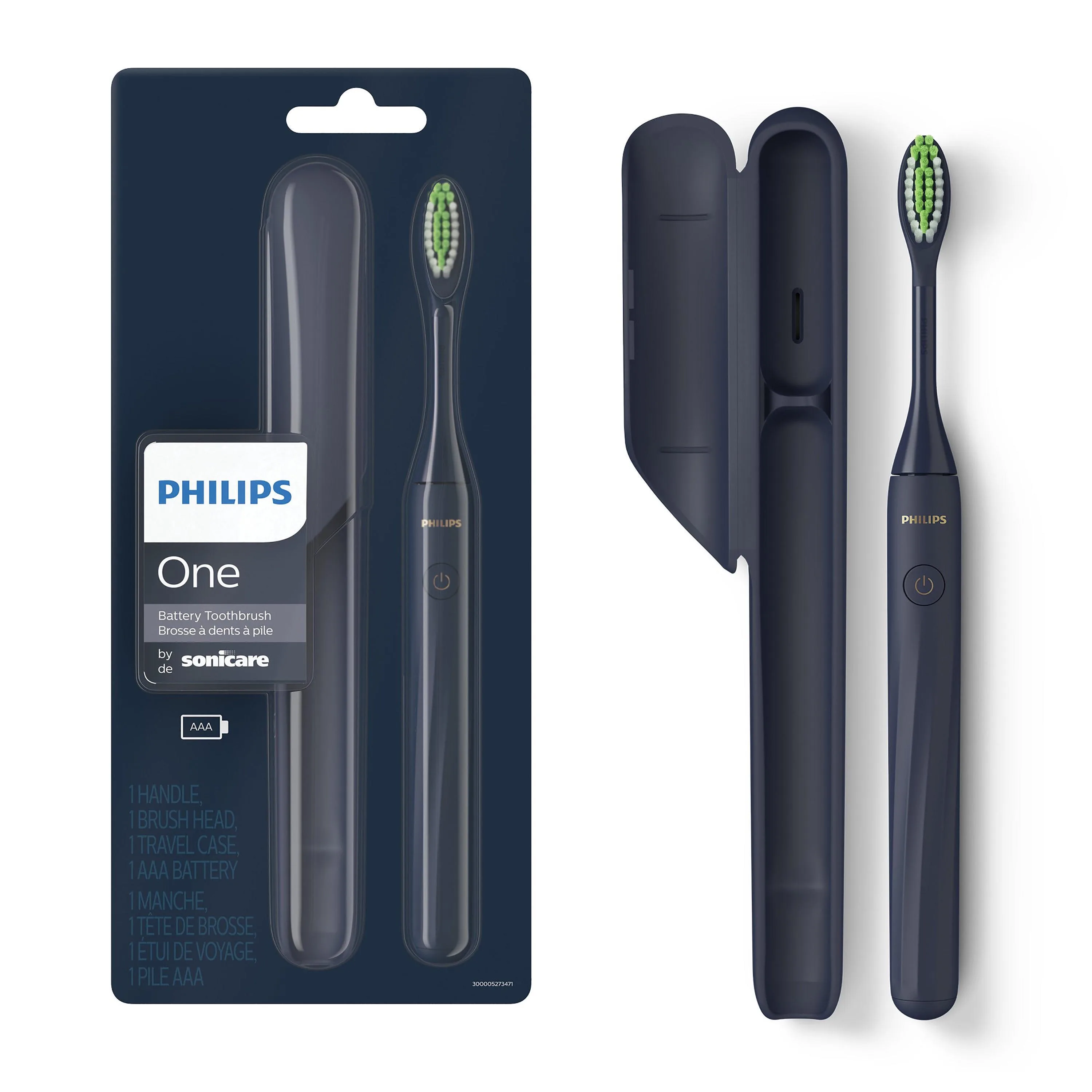 Philips Sonicare Philips One Battery Toothbrush Midnight Blue