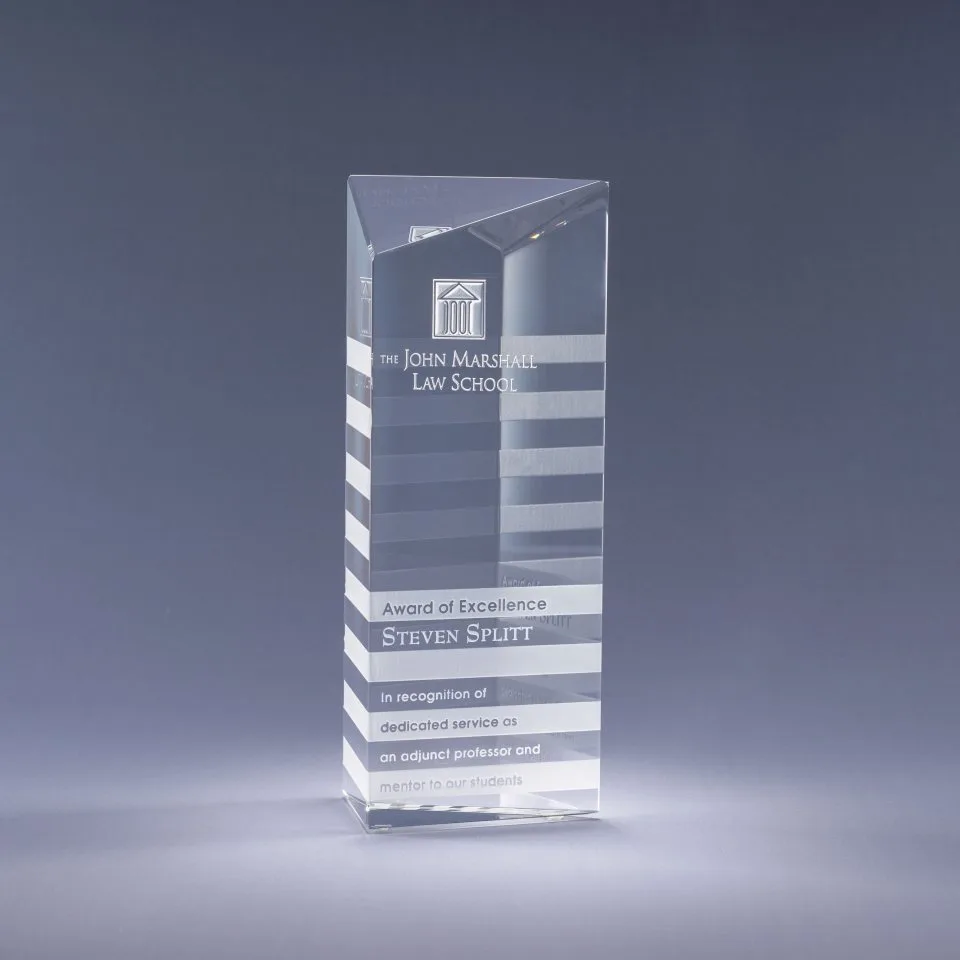 10" Highlight Crystal Award