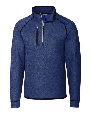 Cutter & Buck Mainsail Sweater-Knit Mens Half Zip Pullover Jacket view 7