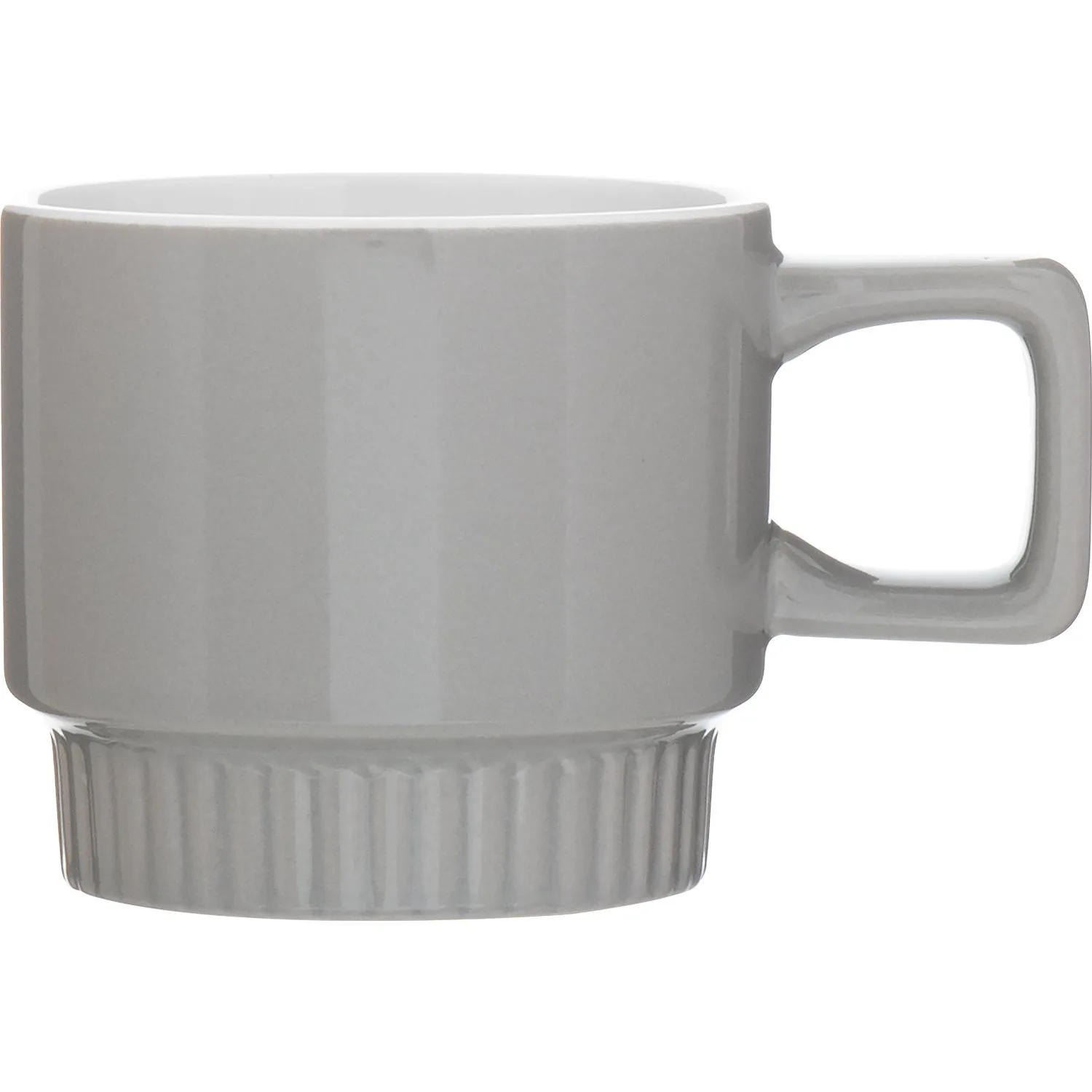 11 oz Loft Ceramic Mug (Light Gray) view 2