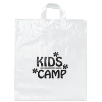 Moose™ - Soft Loop Handle Bag - Flexo Ink Print (16" x 18" x 6") — Clear