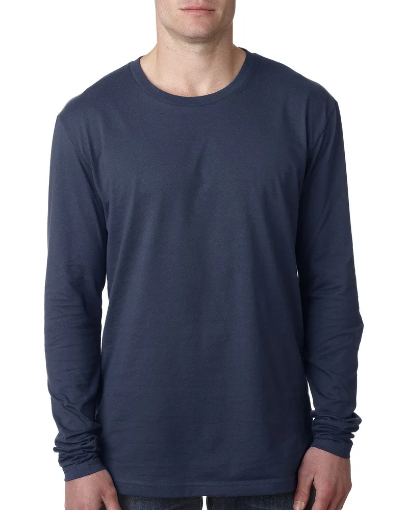 NEXT LEVEL APPAREL Men's Cotton Long-Sleeve Crew view 7
