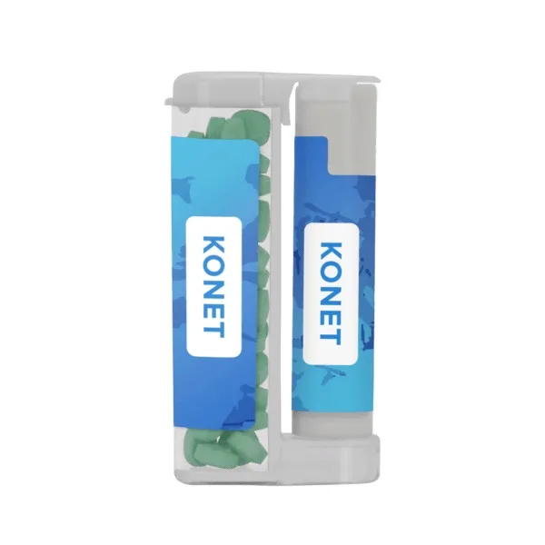 Sugar Free Mints in a Rectangular Flip-Top Duo w/ Natural Lip Moisturizer view 6