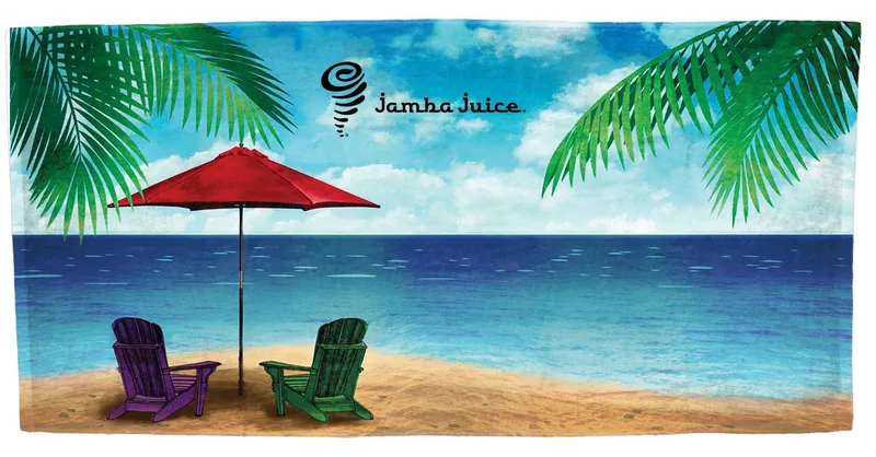 Xpress Towels Water's Edge Stock Design Beach Towel