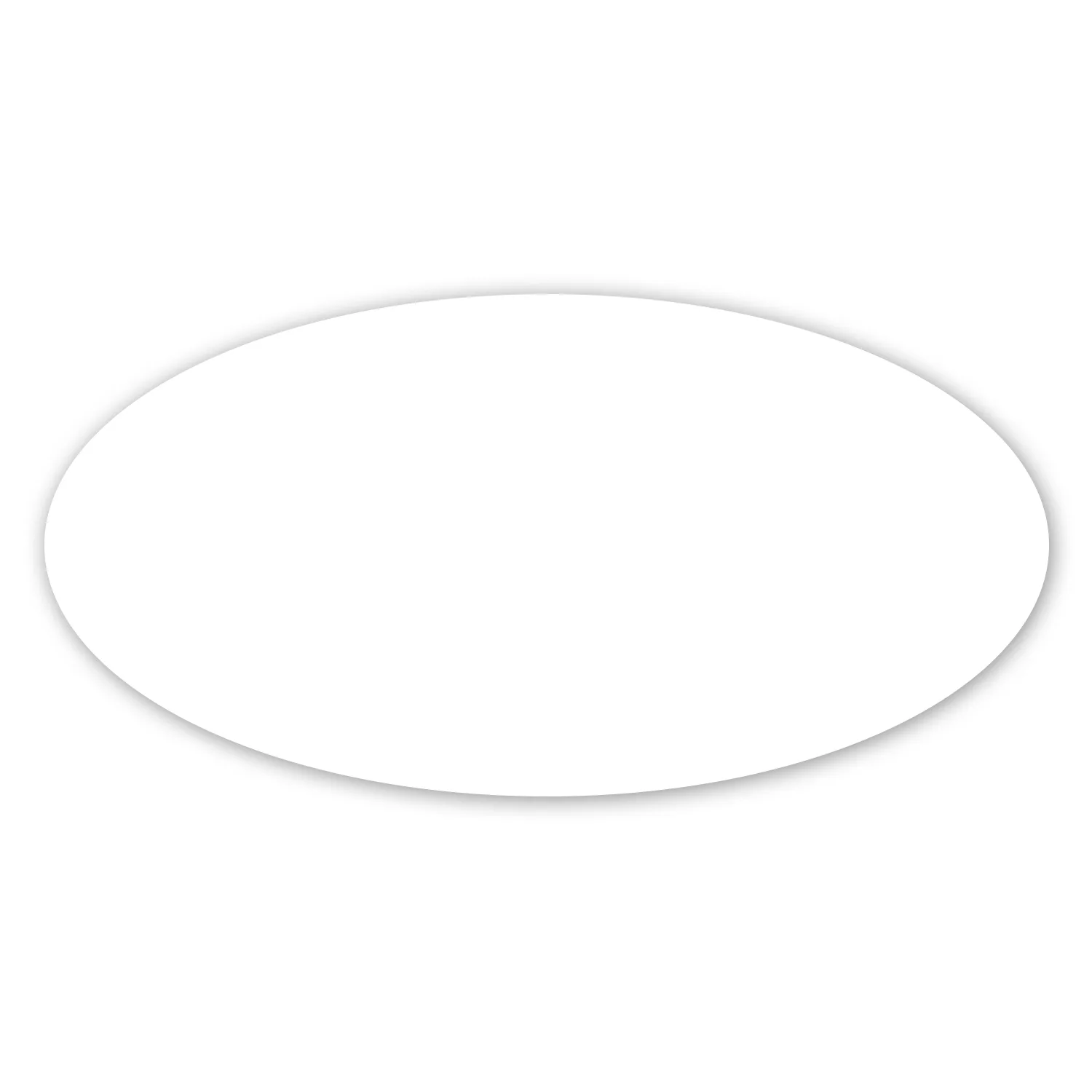 2 X 4" Oval Repositionable Label view 2
