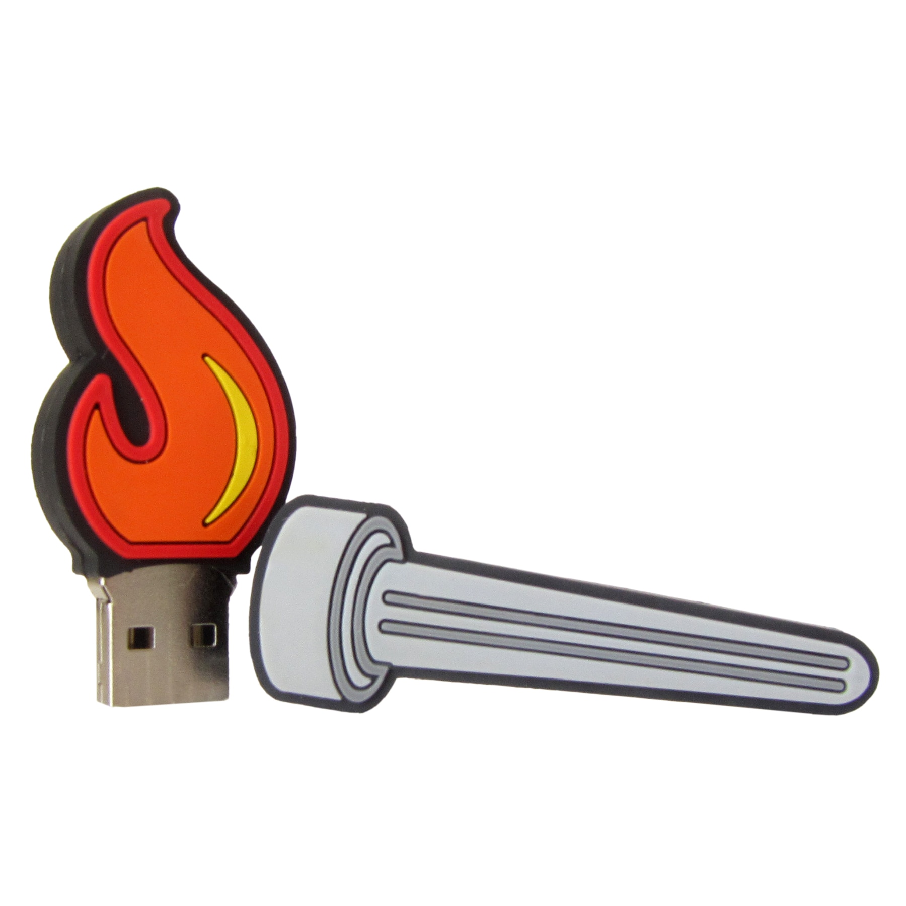 2D Custom Shape USB Flash Drive 128MB - Overseas