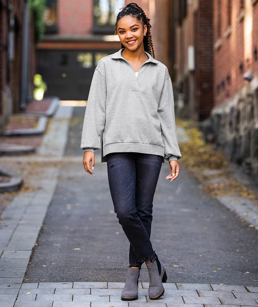 Heather Gray Blank Front