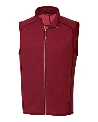 Cutter & Buck Mainsail Sweater-Knit Mens Full Zip Vest view 3