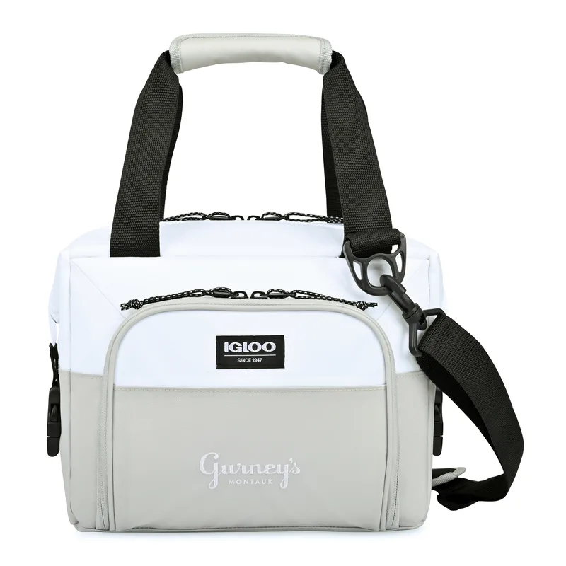 Igloo® Seadrift™ Snap Down 12 Can Cooler - White-Grey