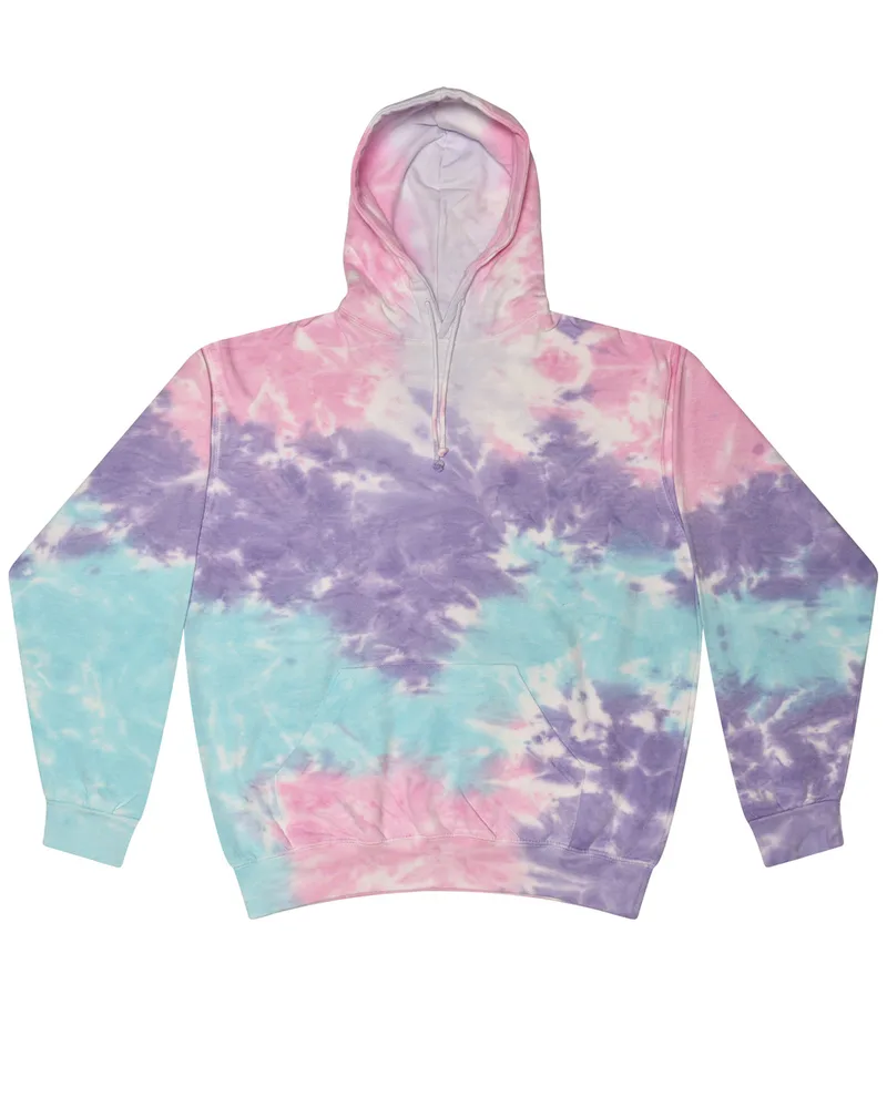 Tie-Dye Adult Tie-Dyed Pullover Hooded Sweatshirt view 3