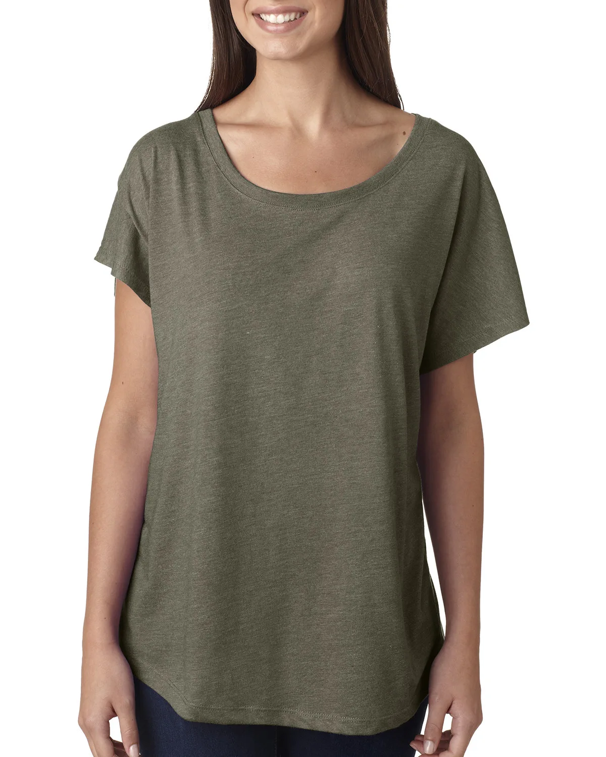 NEXT LEVEL APPAREL Ladies' Triblend Dolman T-Shirt view 6
