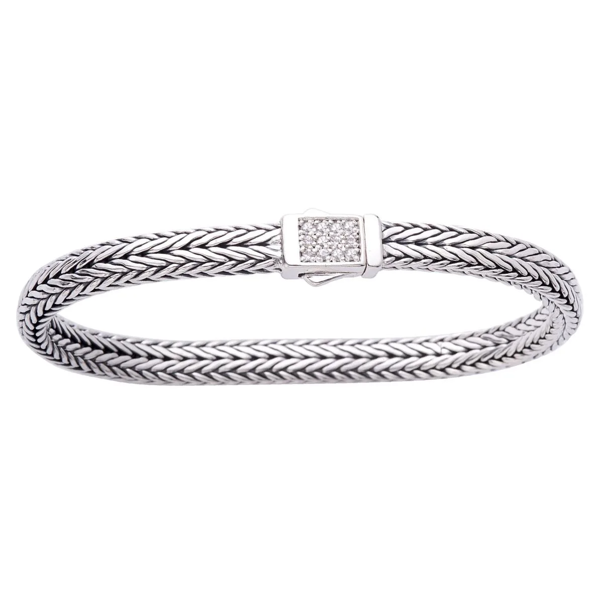 Jilco Inc Unisex Sterling Silver Sapphire Bracelet - 8.25"