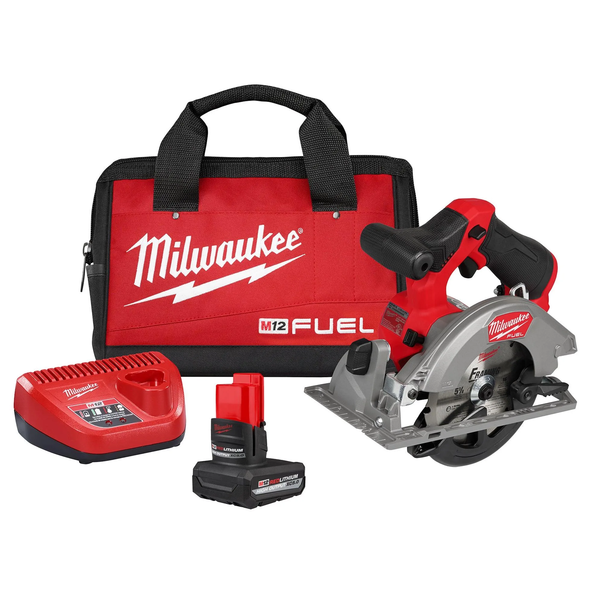 Milwaukee M12 Fuel 5-3/8" Circular Saw Kit