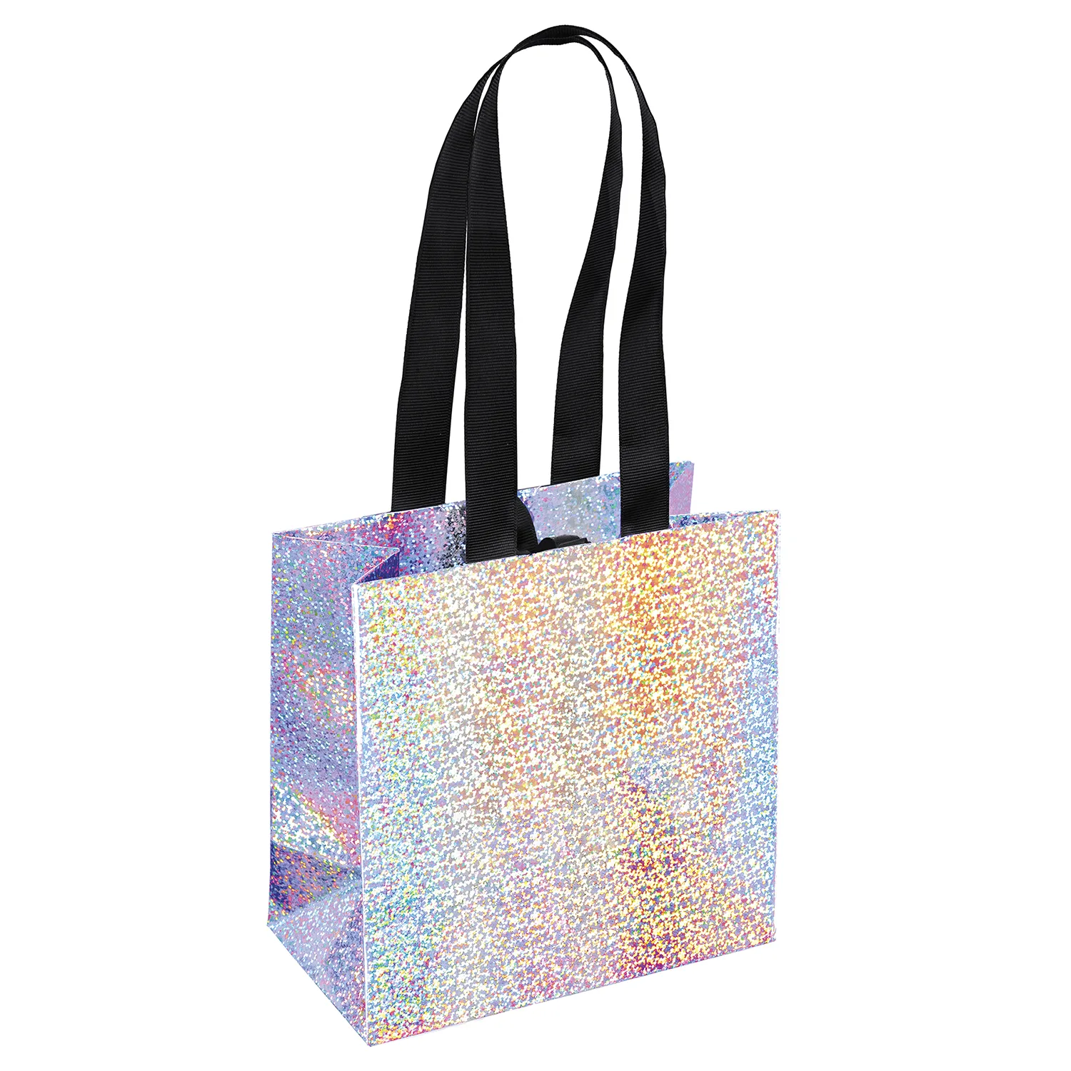 Iridescent Rainbow/Black Blank