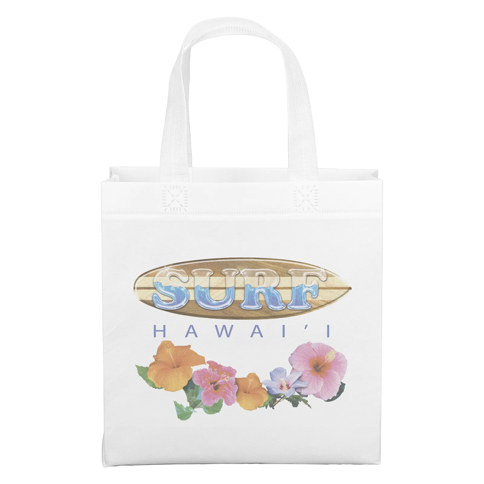 Lulu - Laminated Non-Woven Tote - Dynamic Color (9" x 4" x 9")