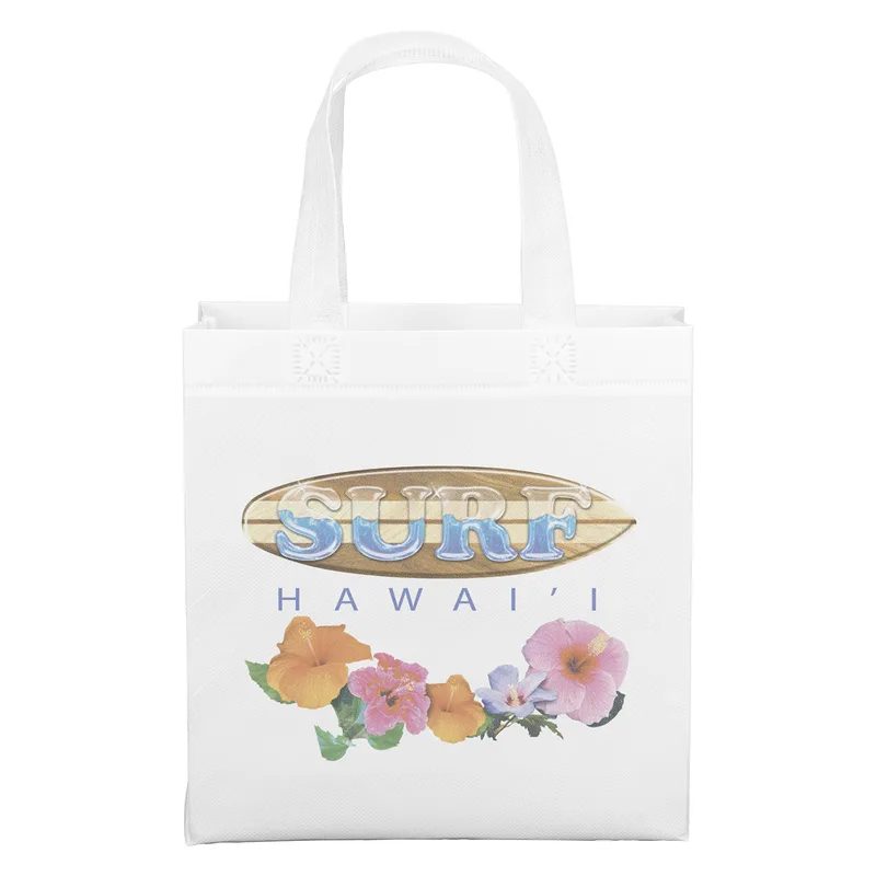 Lulu - Laminated Non-Woven Tote - Dynamic Color (9" x 4" x 9")