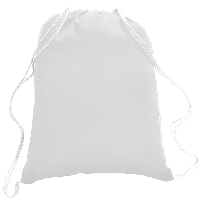 5.5 oz. Cotton Canvas Drawstring Backpack view 5