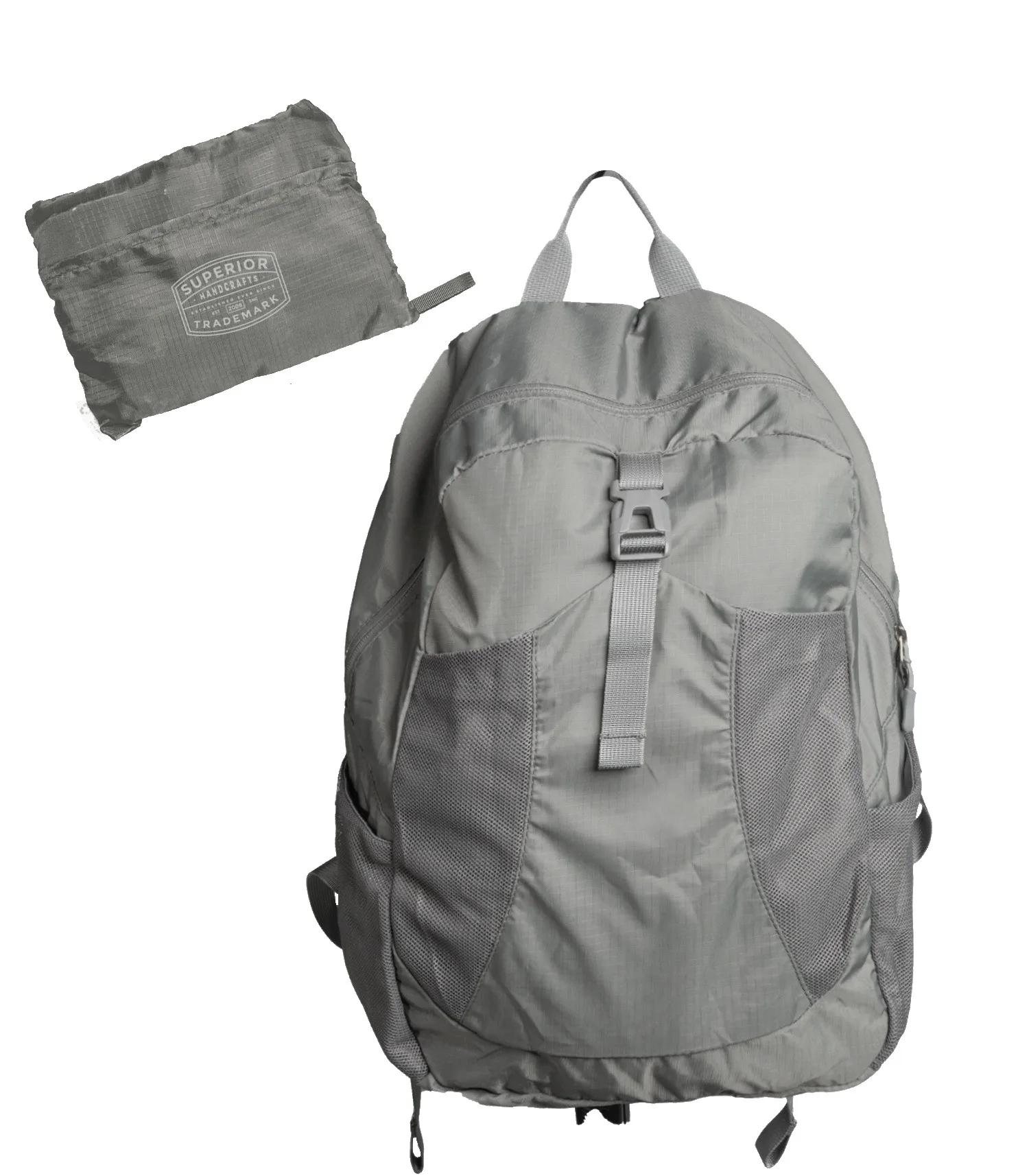 Foldable RPET Backpack view 4