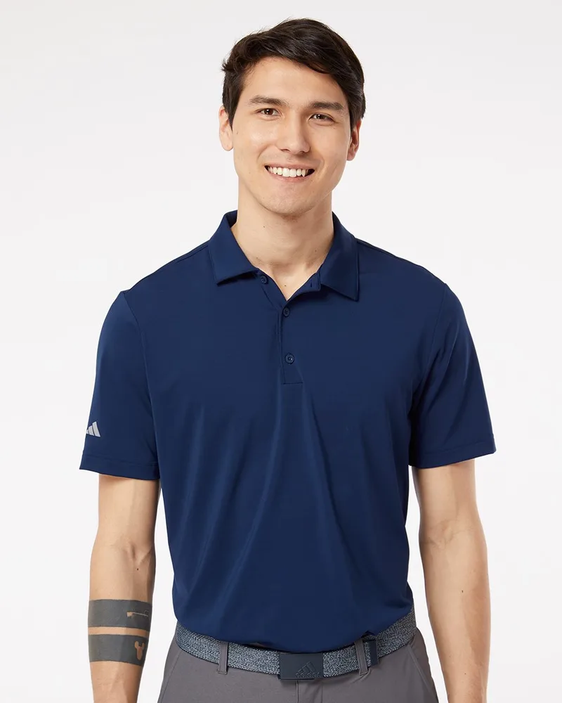 Adidas® Men's Ultimate Solid Polo Shirt view 2