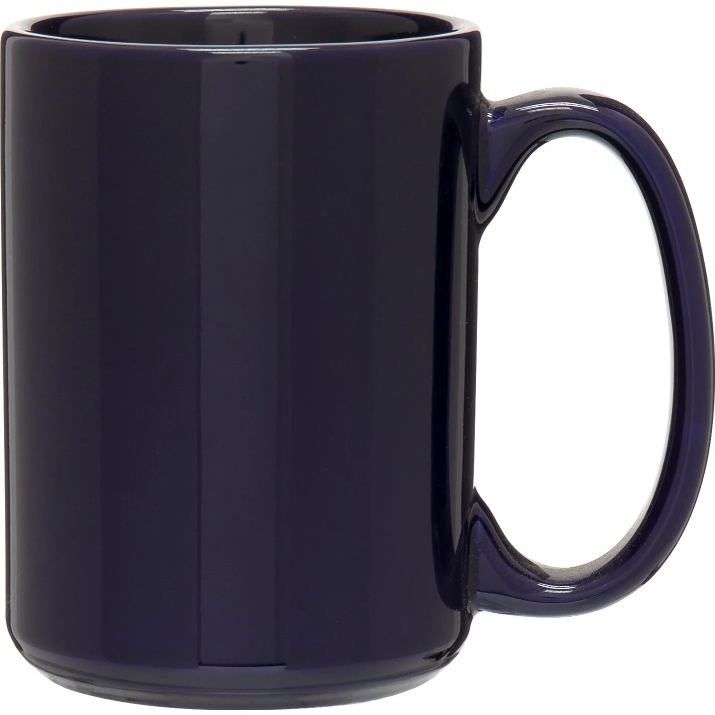 15 oz Grande Ceramic Mug (Cobalt Blue) view 2