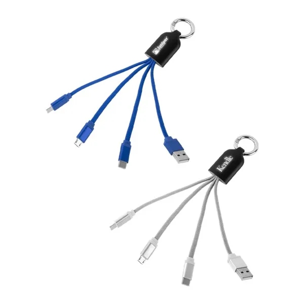 Jellyfish Light-Up Braided Charging Cable view 2