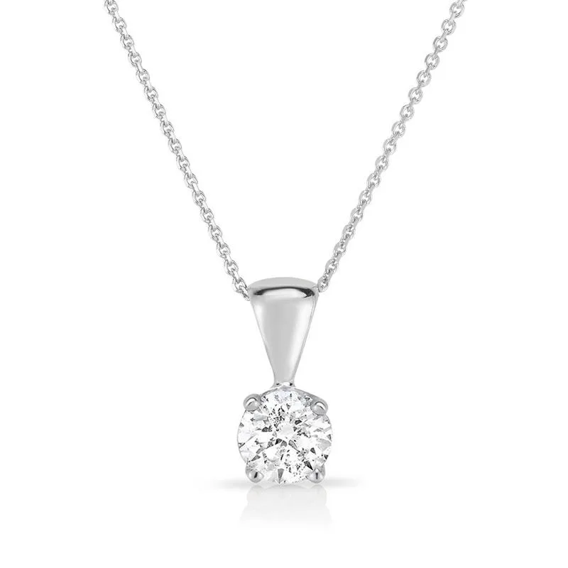 Jilco Inc Round Diamond Necklace - 0.10 Ct