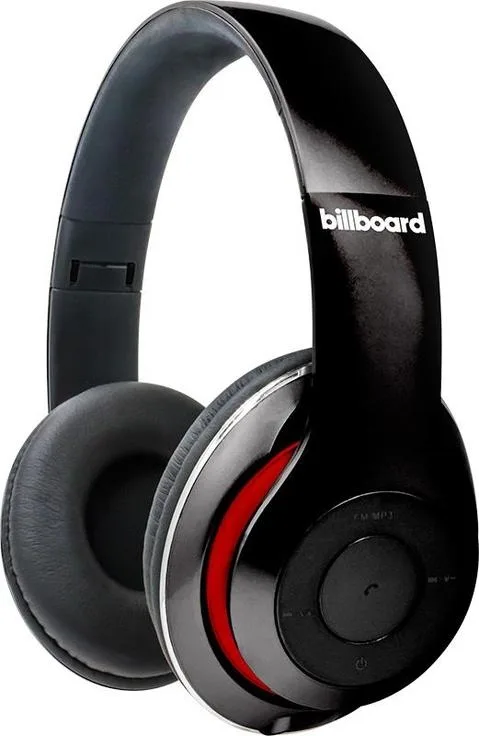 Billboard® Bluetooth® Over-Ear Foldable Headphones w/Microphone