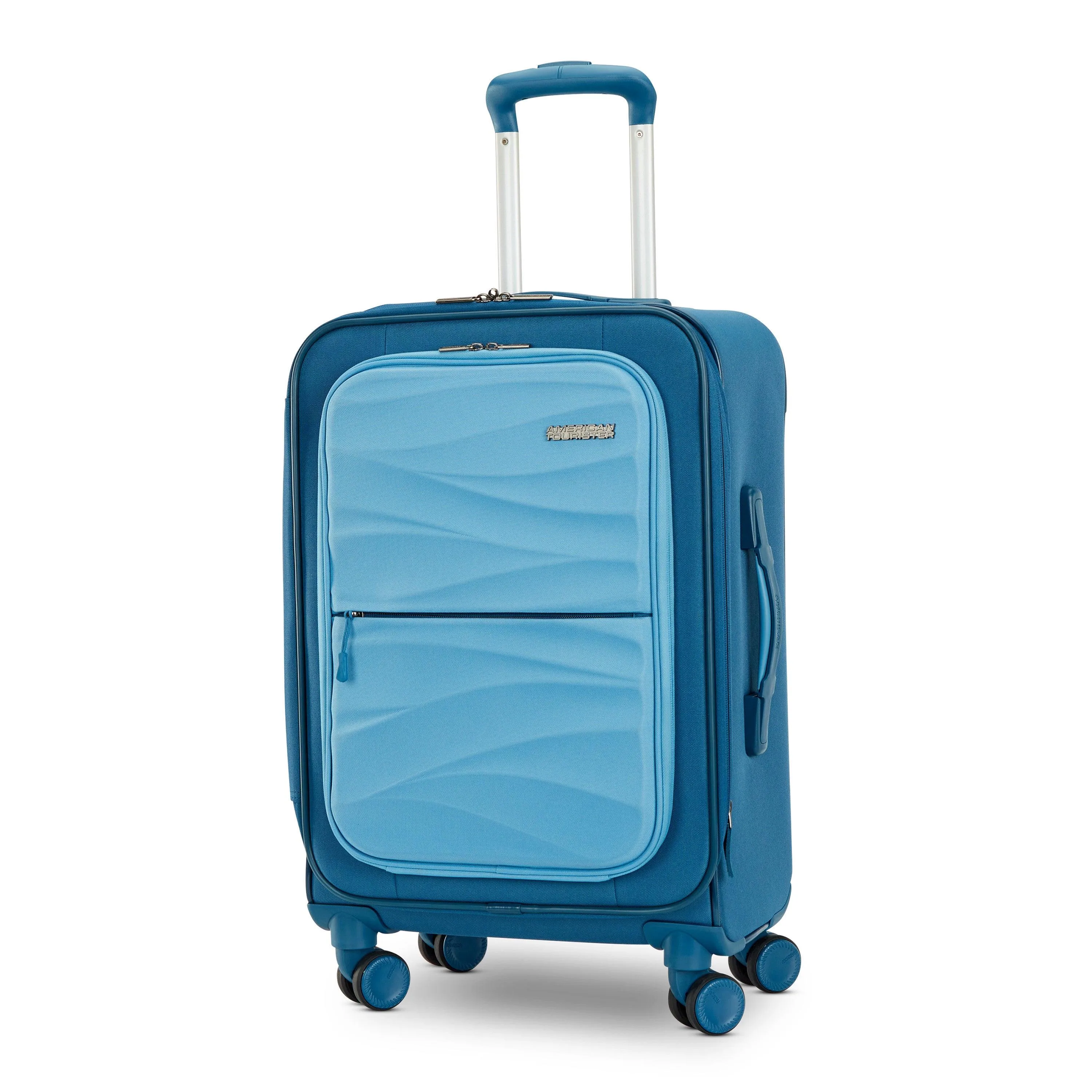 American Tourister Cascade 20" Softside Spinner Pacific Blue Luggage